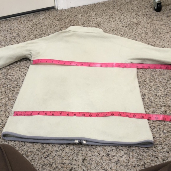 Patagonia Fleece Jacket Size Small Light Gray - Picture 7 of 9